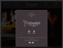 Tablet Screenshot of calvados-cocktails.com